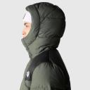 The North Face Hydrenalite Down Mid Hooded Jacket Dark Green Black - M