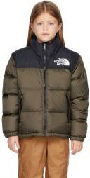 The North Face Kids Kids Khaki 1996 Retro Nuptse Big Kids Down Jacket