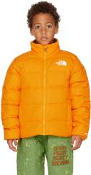 The North Face Kids Kids Orange Reversible Down Zip-Up Big Kids Jacket