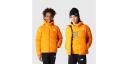 The North Face Kids Kids Orange Reversible Down Zip-Up Big Kids Jacket