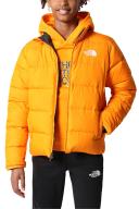 The North Face Kids Kids Orange Reversible Down Zip-Up Big Kids Jacket