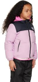 The North Face Kids Kids Purple 1996 Retro Nuptse Little Kids Down Jacket