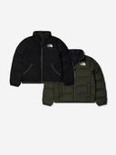 The North Face Kids Reversible North Down Jacket S (7 - 8 yrs) Khaki