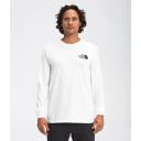The North Face Long Sleeve Box NSE Mens Tee - Acid Yellow - 2XL