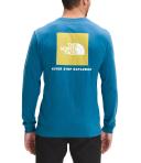 The North Face Long Sleeve Box NSE Mens Tee - TNF Black/Gravel - S