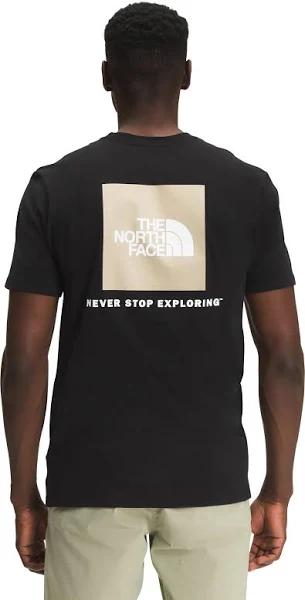 The North Face Long Sleeve Box NSE Mens Tee - TNF Black/Gravel - S
