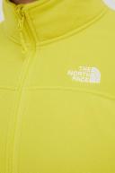 The North Face Men's 100 Glacier 1/4 Zip Fleece - Acid Yellow - L