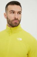 The North Face Men's 100 Glacier 1/4 Zip Fleece - Acid Yellow - L