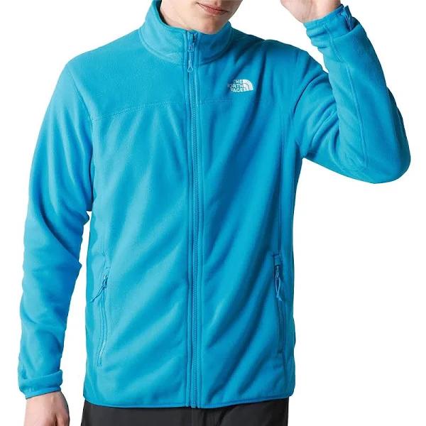 The North Face Men's 100 Glacier Full-Zip Fleece, M, Blue