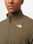 The North Face Men's 100 Glacier Full Zip Fleece - New Taupe Green - S