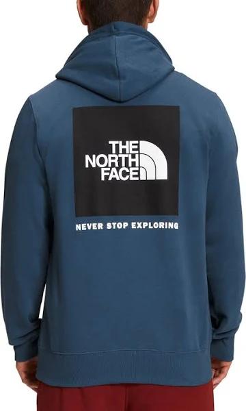 The North Face Men's Box NSE Pullover Hoodie, Shady Blue / XS
