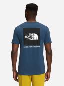 The North Face Men's Box NSE Short Sleeve T-Shirt Shady Blue, Size XL
