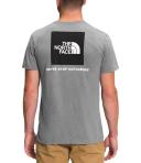 The North Face Men's Box NSE T-Shirt Light Grey Heather, Size 2XL