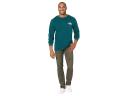 The North Face Men's Long-Sleeve Box NSE Tee Green Small