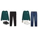 The North Face Men's Long-Sleeve Box NSE Tee Green Small