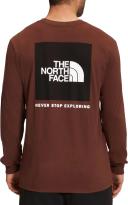 The North Face Men's Long-Sleeve Box NSE Tee Green X-Large