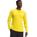 The North Face Men's Long-Sleeve Box NSE Tee Yellow Medium