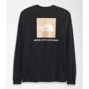 The North Face Men's Long-Sleeve Box NSE Tee Yellow Medium