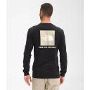 The North Face Men's Long-Sleeve Box NSE Tee Yellow Medium