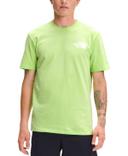 The North Face Men's Short-Sleeve Box NSE Tee, Light Grey Heather Military Olive / S