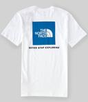 The North Face Men's Short-Sleeve Box NSE Tee, Light Grey Heather Military Olive / S