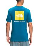 The North Face Men's Short-Sleeve Box NSE Tee, Light Grey Heather Military Olive / S