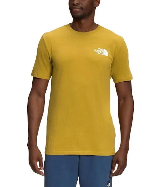 The North Face Men's Short-Sleeve Box NSE Tee, Mineral Gold / XS