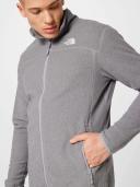 The North Face Mens 100 Glacier Full Zip Fleece TNF Medium Grey Heather