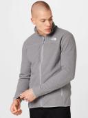 The North Face Mens 100 Glacier Full Zip Fleece TNF Medium Grey Heather