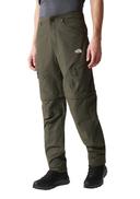 The North Face Mens Exploration Convertible Tapered Trousers New Taupe Green