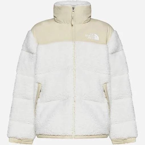 The North Face Nuptse Quilted Nylon and Polar Fleece Down Jacket