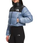 The North Face Pink Nuptse Short Down Jacket
