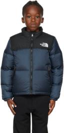 The North Face Printed 1996 Retro Nuptse Jacket - Kids' Shady Blue, 2T