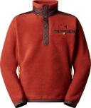 The North Face Royal Arch 1/4 Zip Fleece Maroon Brown - M