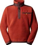 The North Face Royal Arch 1/4 Zip Fleece Maroon Brown - XXL