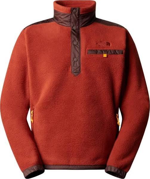 The North Face Royal Arch 1/4 Zip Fleece Maroon Brown - XXL