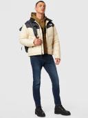 The North Face Saikuru Puffer Jacket in Stone and black-Neutral