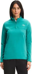 The North Face TKA Glacier Quarter Zip (Women's) Porcelain Green / S