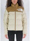 The North Face Women's 92 Low-Fi Hi-Tek Nuptse Jacket Brown Small