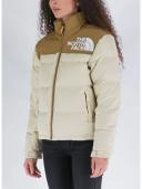 The North Face Women's 92 Low-Fi Hi-Tek Nuptse Jacket Brown Small