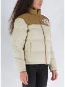 The North Face Women's 92 Low-Fi Hi-Tek Nuptse Jacket Brown Small
