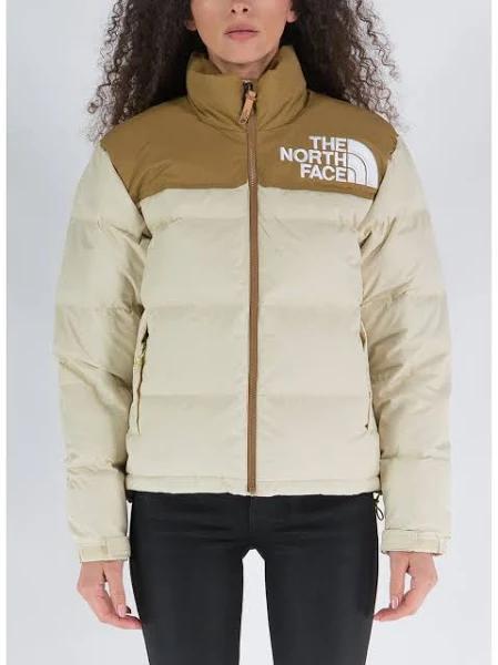 The North Face Women's 92 Low-Fi Hi-Tek Nuptse Jacket Brown Small