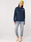 The North Face Women's Heritage Patch Crew Blue Small