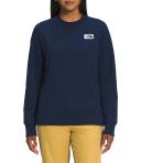 The North Face Women's Heritage Patch Crew Blue Small