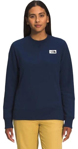 The North Face Women's Heritage Patch Crew Blue Small