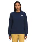 The North Face Women's Heritage Patch Crew Blue X-Small