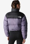 The North Face Women's Nuptse Short Jacket in Lunar Slate, Size Large | END. Clothing