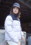 The North Face Women's Printed 1996 Retro Nuptse Jacket Purple Large