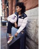 The North Face - Women's Purple Jackets - Nuptse Short Jacket - Size XL at The Iconic