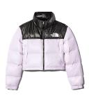 The North Face - Women's Purple Jackets - Nuptse Short Jacket - Size XL at The Iconic